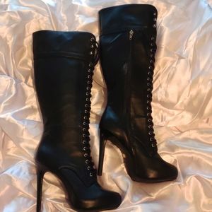 Lace up boots